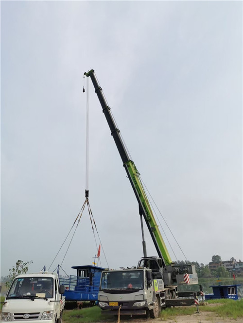 吴忠市桥梁建设吊装案例